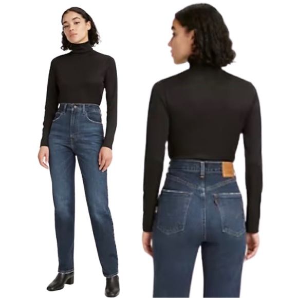 Levis Premium 70s High Slim Straight Jean Sonoma Wash - Picture 5 of 12